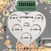 Couchbar Snackbox Herz in weiß mit 4 Glasschalen | Snackbar Produktbild-Vorschau 5