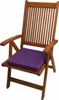 Stuhlkissen 2er Set 40x40x4cm Violett | Sitzkissen | Produktbild-Vorschau 1