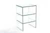 Ablageregal >7214< in Klarglas, Glas - 40x60x40cm Produktbild-Vorschau 1