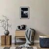 Gerahmtes Poster - Schwarzer Rahmen - Nashorn Schwarzweiß Produktbild-Vorschau 7