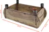 1.05 Advents Kerzenhalter in Ziegel Form - ca. 30 x 14,5 cm Produktbild-Vorschau 2