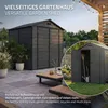ECD Germany Gartenhaus wetterfest 5m³ Kunststoff Gerätehaus Produktbild-Vorschau 5