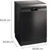 Siemens iQ500 SN25EC13CE, Freistehend, Standardgröße (60 Produktbild-Vorschau 4