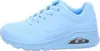 A side view of a single blue sneaker. Anteprima dell’immagine prodotto