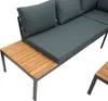 DEGAMO Lounge Set Gartenlounge Ecklounge RANGUN, Stahl Produktbild-Vorschau 4