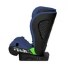 A side view of a blue and black child car seat. Náhled obrázku produktu