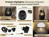 Zimmerbrunnen Blumenvase schwarz BK913 mit LED Beleuchtung Produktbild-Vorschau 3