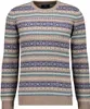 Ragman Strickpullover Jacquard in beige
