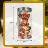 2Stück Rolling Grillkorb,Edelstahl Rollender Grillkorb,BBQ Produktbild-Vorschau 9