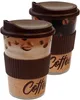 Kelímek PH 250ml COFFEE s víčkem a manžetou Náhled obrázku produktu 3