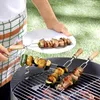 8er Set Edelstahl Grillspieß | BBQ Fleischspieß mit Produktbild-Vorschau 3