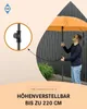 FARE Sonnenschirm M Höhenverstellbar Knickvorrichtung Produktbild-Vorschau 7