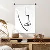 MuchoWow® Wandteppich Wandbehang Frau - Gesicht - Lippen Produktbild-Vorschau 6