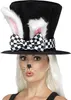 Weißes Kaninchen Zylinder - Fasching Halloween Kostüm Produktbild-Vorschau 1