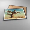 Gerahmtes Poster - Schwarzer Rahmen - Sitzen Elefant Baum - Produktbild-Vorschau 3