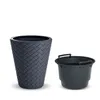 nabbi Jardinière en plastique DBMT300 30 cm - anthracite Voir les images du produit 2