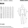 REBELHORN Rain Motorrad Regenanzug Zweiteiliger Schwarz / Produktbild-Vorschau 8