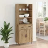 vidaXL Meuble haut, 2 pièces, chêne artisanal, 69,5 x 34 x Voir les images du produit 4