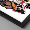 Gerahmtes Poster - Schwarzer Rahmen - Hund Brille Bunt Produktbild-Vorschau 2