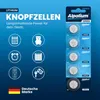 CR1632 Knopfzelle Batterie 5 Stück Alpalium Lithium Produktbild-Vorschau 2