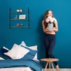Relaxdays Wandregal, 3 Ablagen, HBT: 60 x 60 x 18,5 cm, Produktbild-Vorschau 3