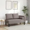 vidaXL Szezlong z poduszką tkanina taupe Podgląd zdjęcia produktu 2