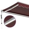 The Living Store Markise Automatisch mit LED Weinrot Produktbild-Vorschau 9