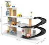 Een grote houten garage, een parkeerplaats met een lift, Productafbeelding-voorbeeld 7