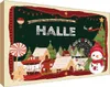 vianmo Holzschild 12x18 cm Weihnachten aus HALLE Produktbild-Vorschau 1