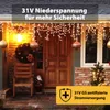 Salcar 2m 80 LED Eisregen Lichterkette 8 Lichtmodi mit Produktbild-Vorschau 3