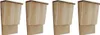 vidaXL Gîtes à chauves-souris 4 pcs. 22 x 12 x 34 cm bois Voir les images du produit 5