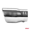 A chrome-plated exhaust tip on a white background. Produktbild-Vorschau