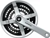 Kliky Shimano Tourney FC-TY501 48x38x28z 170 mm 4 hran kryt Náhled obrázku produktu 2