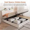 INONEFT Boxspringbett 140x200 cm mit LED und USB-Ladegerät, Produktbild-Vorschau 10