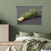 MuchoWow® Wandteppich Wandbehang Thymian - Kräuter - Grün - Produktbild-Vorschau 4