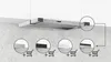 Siemens iQ500, Flachschirmhaube, 60 cm, Edelstahl LI67RA561 Schrägansicht Einbau Produktbild-Vorschau