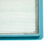 Close-up of an air filter with a blue frame. Produktbild-Vorschau