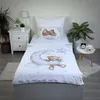 Parure de lit bébé avec nounours sur un nuage 100x135 cm Voir les images du produit 1