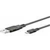 goobay USB 2.0 A/Micro USB 2.0 B Kabel 1.0 m schwarz Náhled obrázku produktu 1