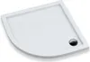 Douchebak kwartcirkel 90x90x5, sanitairacryl, glad Productafbeelding-voorbeeld 2