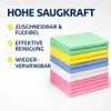 20 Stück Allzwecktücher 38x38 cm Vliestücher in Grün 1/4 Produktbild-Vorschau 5