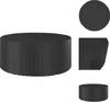 vidaXL Teetisch Schwarz 68x68x30 cm Poly Rattan -  Produktbild-Vorschau 1
