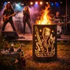 Feuertonne / Feuerkorb mit Motiv Rock n Roll Produktbild-Vorschau 1
