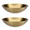2er Set Edelstahl Schale Gold Ø 27 cm Schüssel Produktbild-Vorschau 1