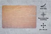 MuchoWow® Mauspad Mousepad Backstein - Braun - Wand 27x18 Produktbild-Vorschau 2