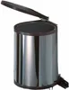 WESCO Poubelle à encastrer ronde - inox / noir, 13 litres Voir les images du produit 7