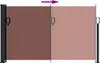 vidaXL. Toldo lateral extensible, color marrón, 117 x 300 Vista previa de la imagen del producto 5