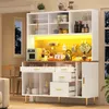 Flieks Küche Hochschrank mit Led, Küchenbuffet Produktbild-Vorschau 2