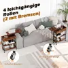 COSTWAY Tavolino con ripiano sollevabile e stazione di Anteprima dell’immagine prodotto 4