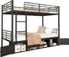 Sweiko ijzeren bedframe, stapelbed, open schoenenkast, Productafbeelding-voorbeeld 15
